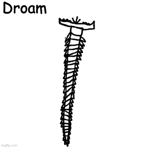 underwater goam that can be killed and only comes out of the ground when the knight is near | Droam | made w/ Imgflip meme maker