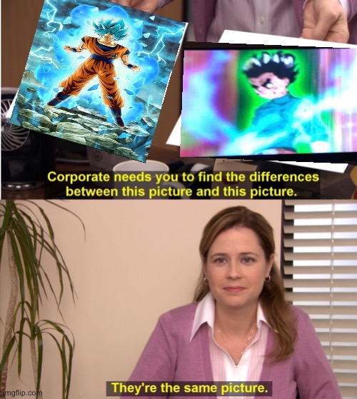 They're The Same Picture | image tagged in memes,they're the same picture,goku,naruto | made w/ Imgflip meme maker
