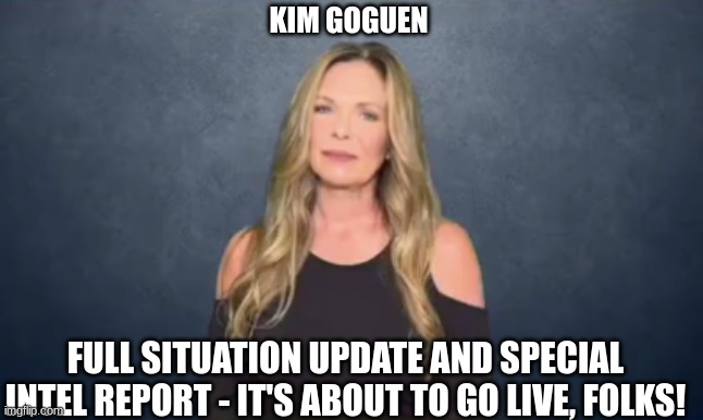 Kim Goguen: Full Situation Update and Special Intel Report - It's About to Go Live, Folks! (Video) 