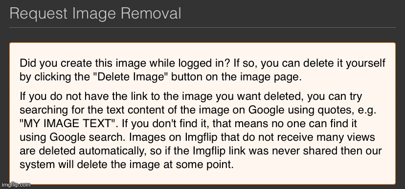 Imgflip request image removal | image tagged in imgflip request image removal | made w/ Imgflip meme maker