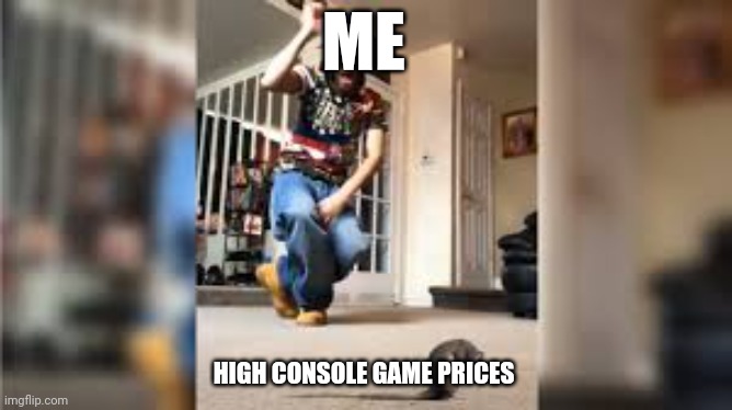 Ah sh*t, a rat | ME HIGH CONSOLE GAME PRICES | image tagged in ah sh t a rat | made w/ Imgflip meme maker