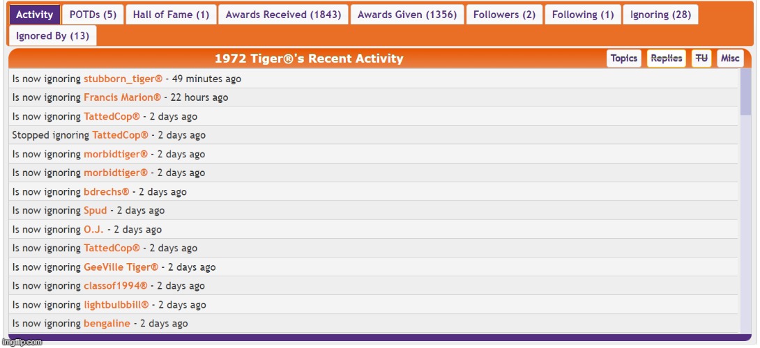 Big Achievement I Finally Made It On To Tiger 72s Ignore Tiger