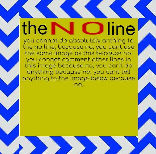 THE NO LINE Blank Meme Template