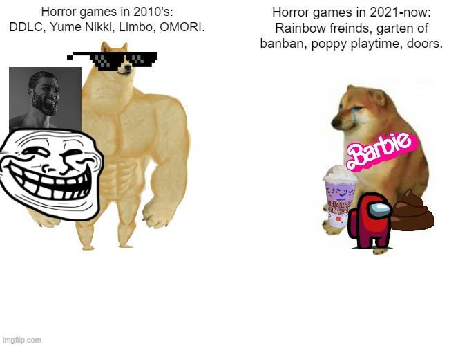 Buff Doge Vs Cheems Meme Imgflip