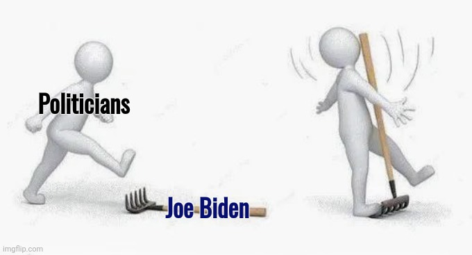 Making them all look bad | Politicians; Joe Biden | image tagged in creepy joe biden,corrupt,greedy,dumb and dumber | made w/ Imgflip meme maker
