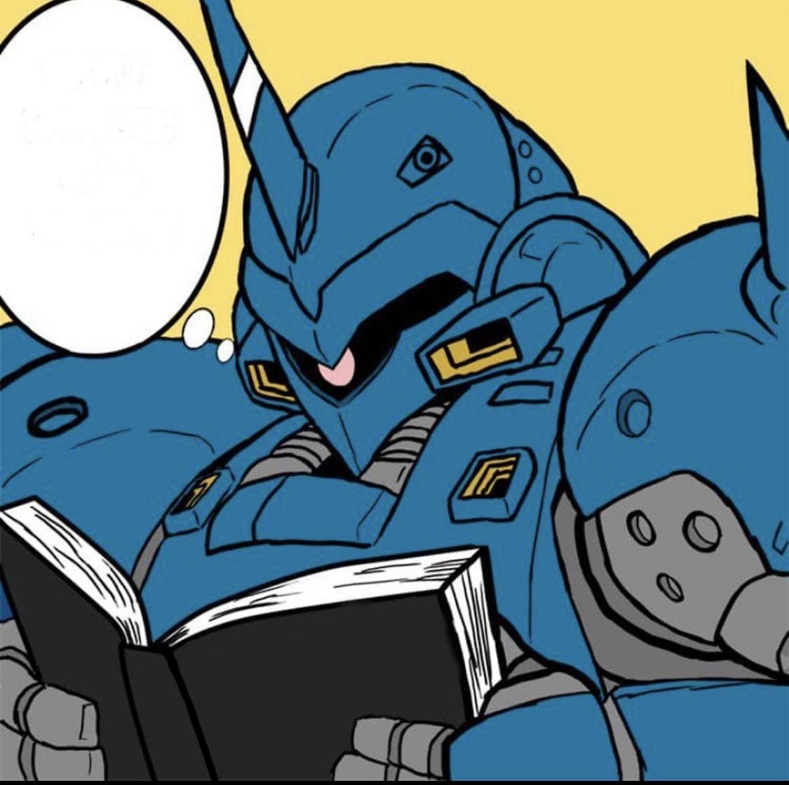 High Quality Kämpfer reading Blank Meme Template