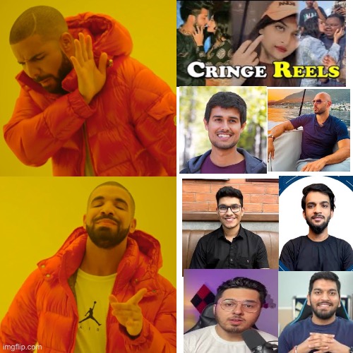 Influencer | image tagged in memes,drake hotline bling | made w/ Imgflip meme maker