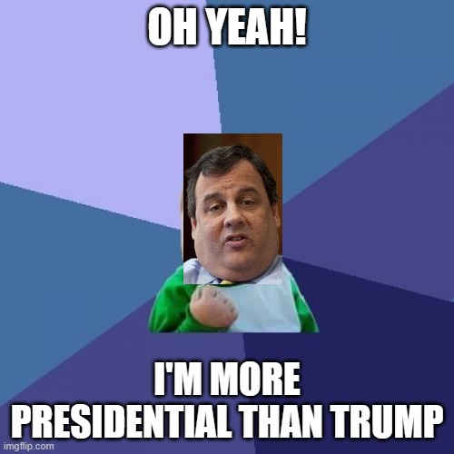 You you want a piece of Me? You want a piece of Pizza? | OH YEAH! I'M MORE PRESIDENTIAL THAN TRUMP | image tagged in memes,success kid | made w/ Imgflip meme maker