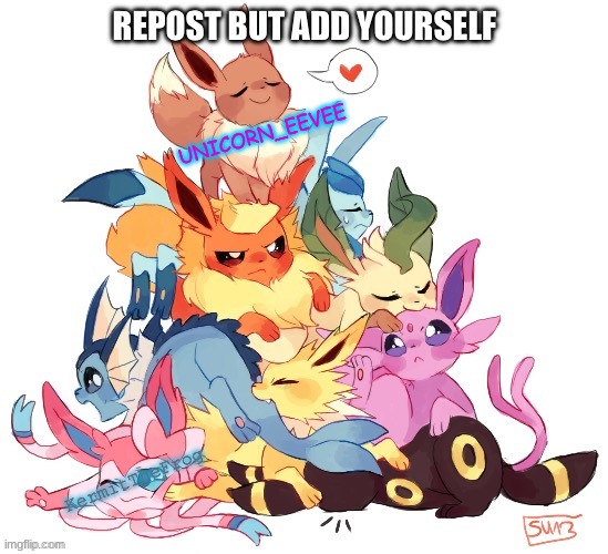 yay got eevee :D | UNICORN_EEVEE | image tagged in eevee | made w/ Imgflip meme maker