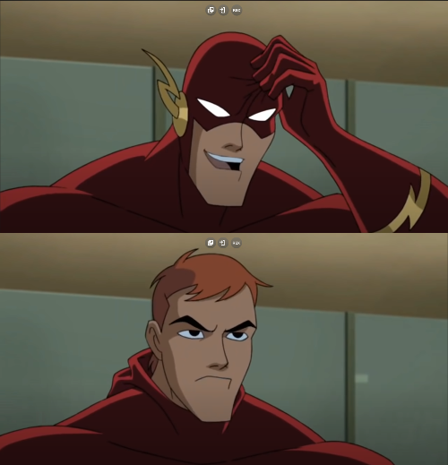 High Quality learning the flash secret identity Blank Meme Template