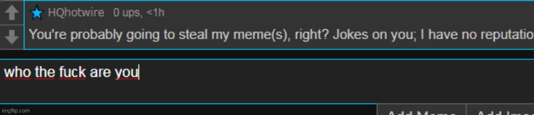 made w/ Imgflip meme maker