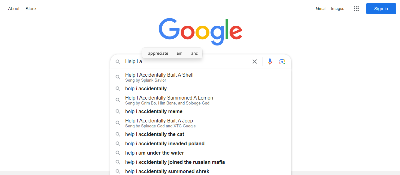 Google Help I a Blank Meme Template