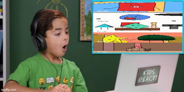 Kids React to blank | image tagged in kids react to blank,shape shorts,one piece,the one piece is real | made w/ Imgflip meme maker