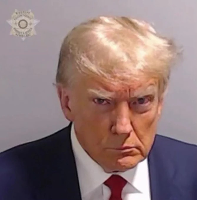 Donald Trump Mugshot Blank Meme Template