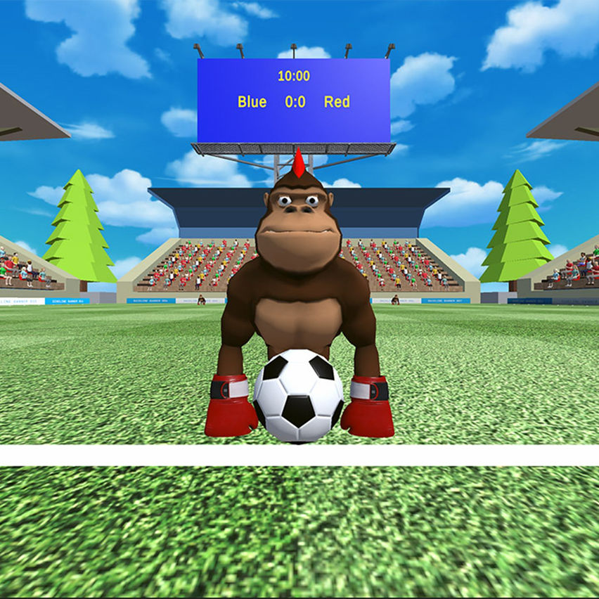 Gorilla Soccer Blank Meme Template