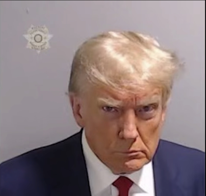 Trump Mugshot Blank Meme Template