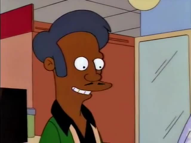 Apu-Simpsons-Quik-E-mart Blank Meme Template