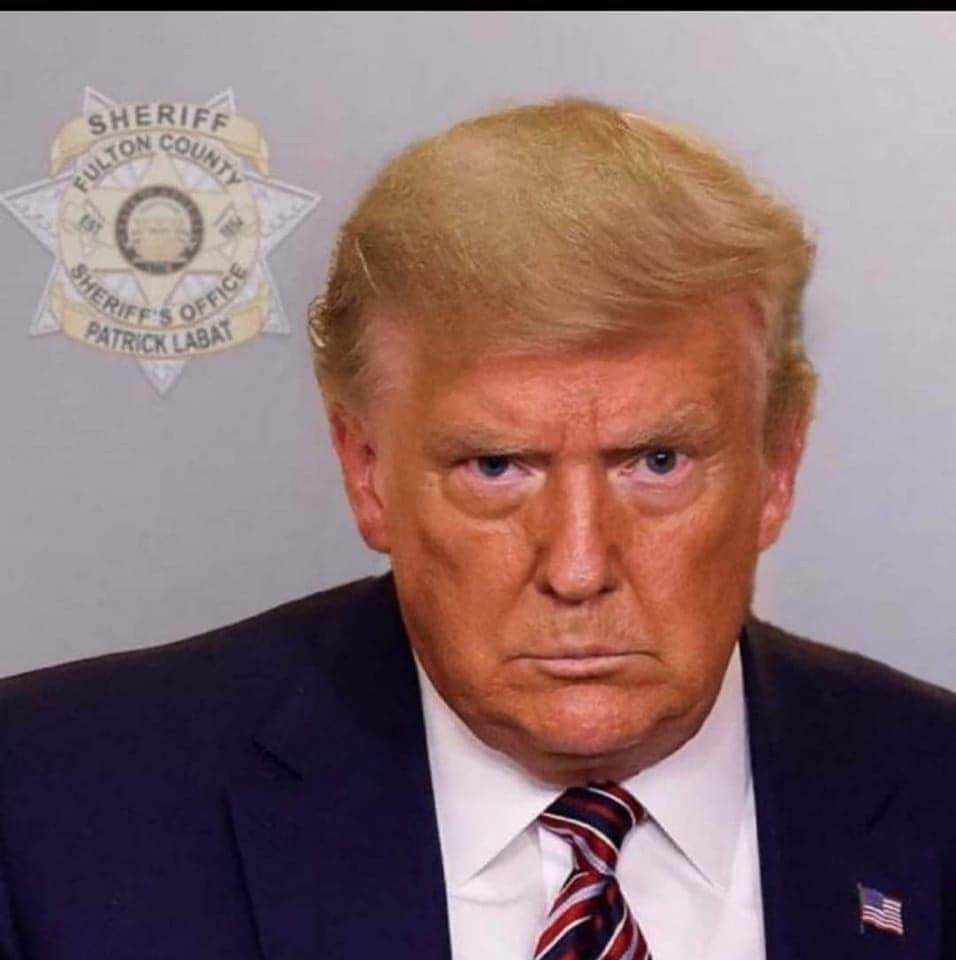 Trump Mug Shot Blank Meme Template