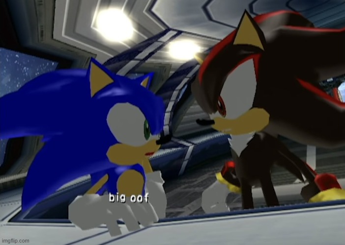 sonic big oof | image tagged in sonic big oof | made w/ Imgflip meme maker
