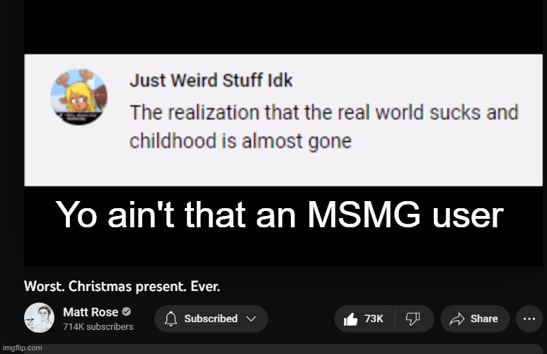 Yo ain't that an MSMG user | made w/ Imgflip meme maker