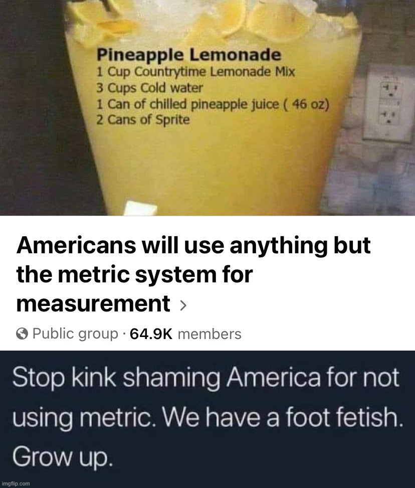 image tagged in americans will use anything but the metric system | made w/ Imgflip meme maker