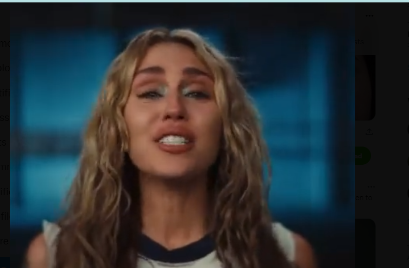 Miley Cyrus Blank Meme Template