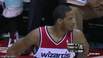 Gortat join Celtics huddle | @mbowim | image tagged in gifs | made w/ Imgflip video-to-gif maker