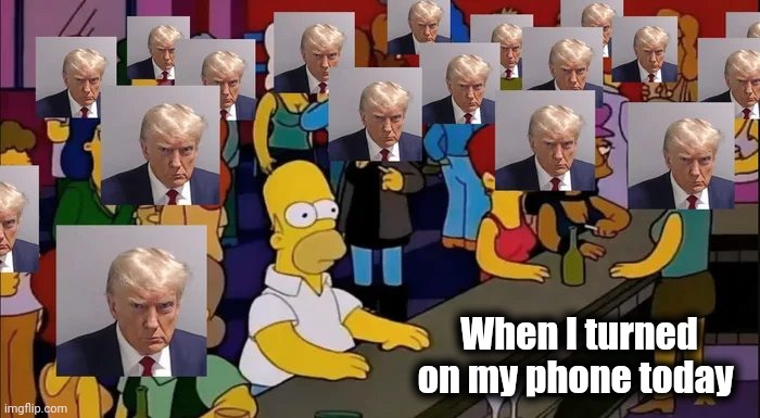 Wow , find something to do ! | When I turned on my phone today | image tagged in trump derangement syndrome,celebration,well yes but actually no,democracy,you know the rules it's time to die,stupid liberals | made w/ Imgflip meme maker