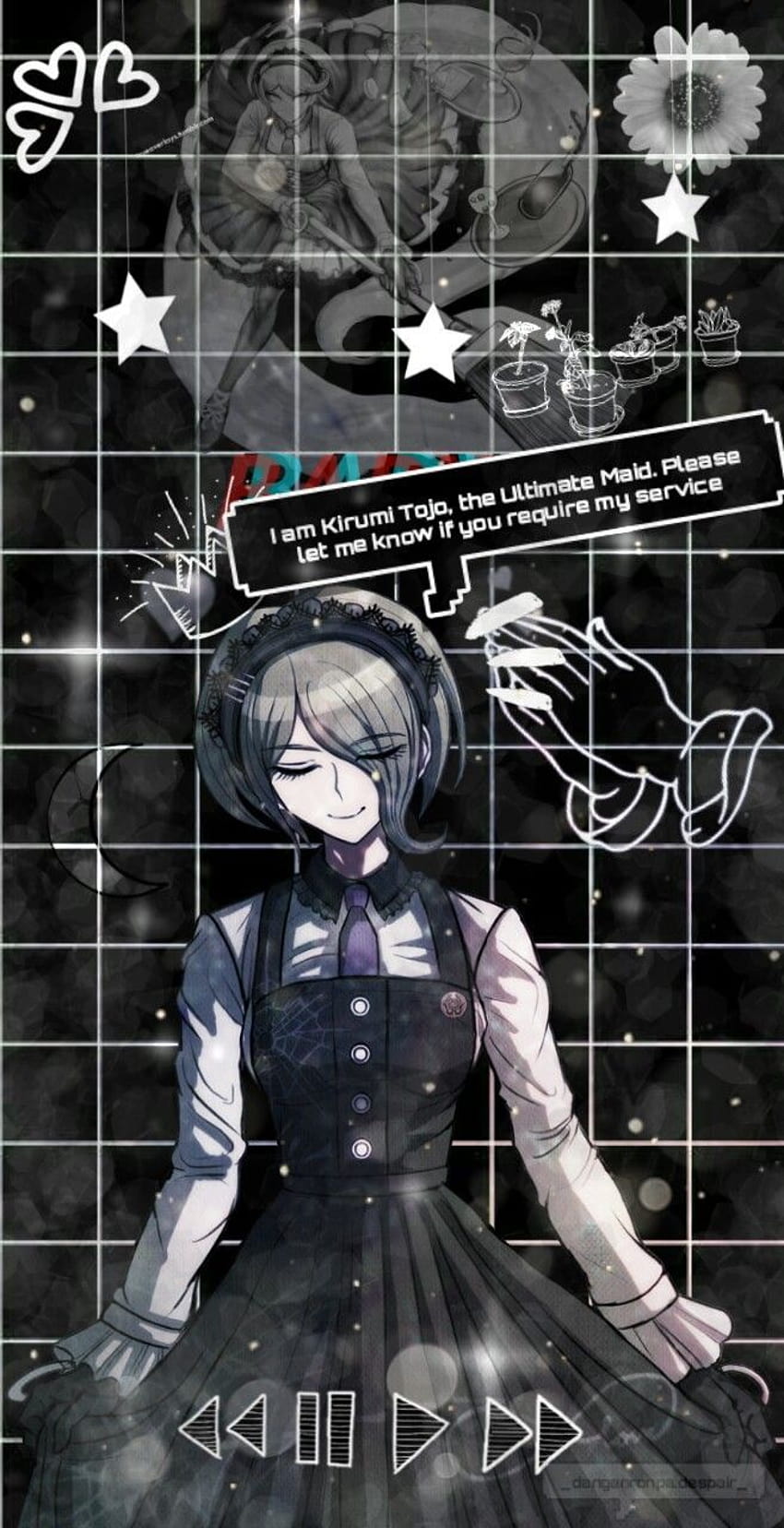 Chara's Kirumi Tojo temp Blank Meme Template
