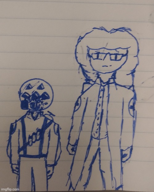 Dr. Lian and PyWill (Lian belongs to Rotisserie ofc) | made w/ Imgflip meme maker