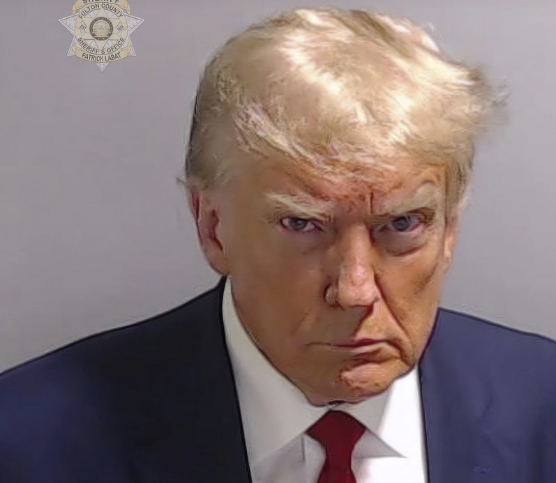 Trump Mugshot Blank Meme Template