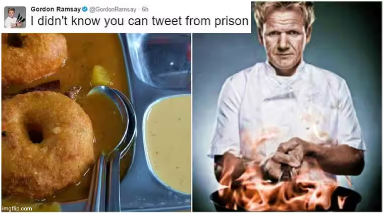 #3,387 | image tagged in funny,roasted,insults,prison,tweet,i mean x | made w/ Imgflip meme maker