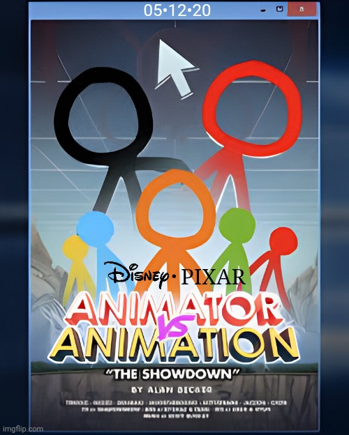 If Alan Becker got into Pixar | 05•12•20; . PIXAR | image tagged in alan becker,animator vs animation,pixar,disney | made w/ Imgflip meme maker