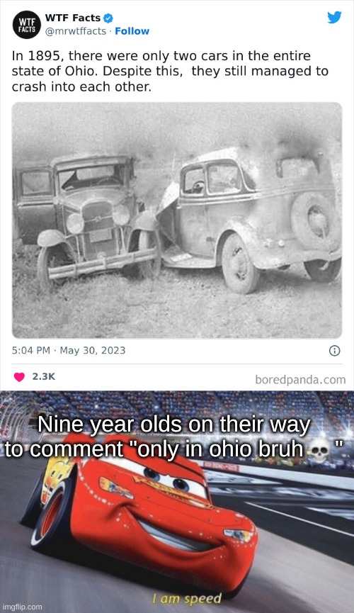 they be the flash fr | Nine year olds on their way to comment "only in ohio bruh     " | image tagged in i am speed,only in ohio,memes,funny memes,true story,not funny | made w/ Imgflip meme maker
