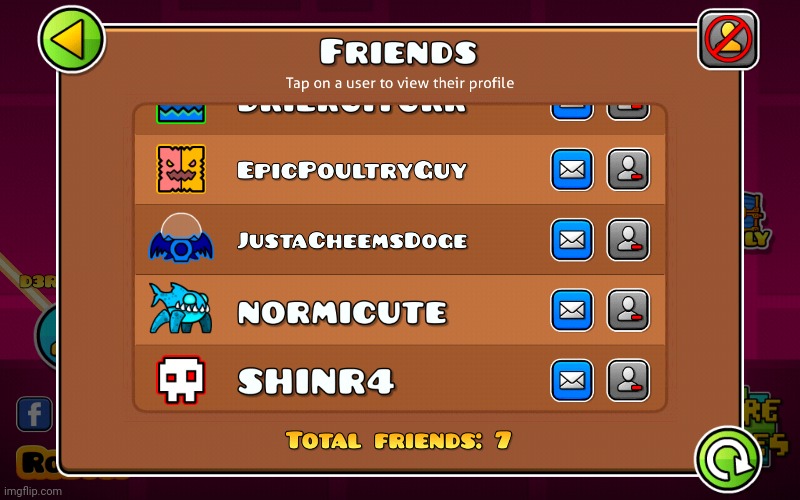 Y'all have him? | image tagged in geometry dash,friends | made w/ Imgflip meme maker