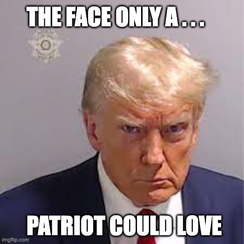 Patriot face - rohb/rupe | THE FACE ONLY A . . . PATRIOT COULD LOVE | made w/ Imgflip meme maker