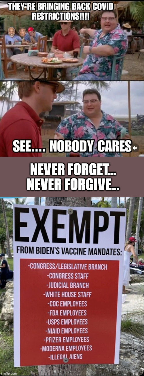 Remember what happened the first time around...  Never Forget... Never Forgive... | NEVER FORGET... NEVER FORGIVE... | image tagged in covid vaccine,truth,history,repeat | made w/ Imgflip meme maker