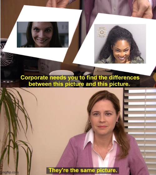 The Office Rico | image tagged in memes,they're the same picture,rico,mugshot,smile,smile movie | made w/ Imgflip meme maker