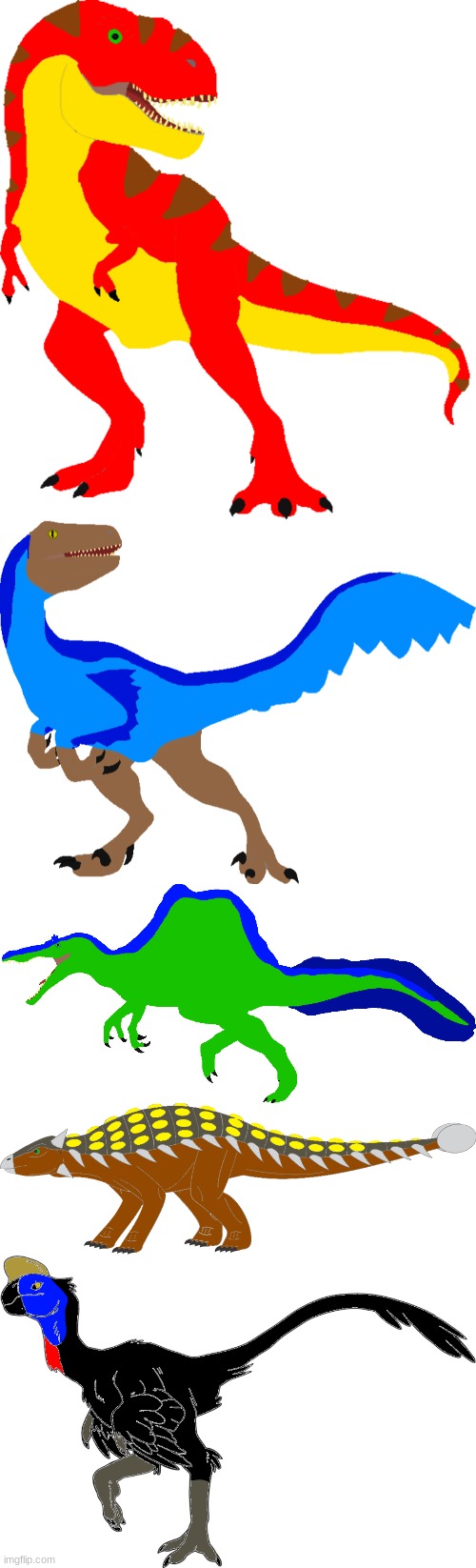 Which one of these dinosaur ocs is your favorite | made w/ Imgflip meme maker
