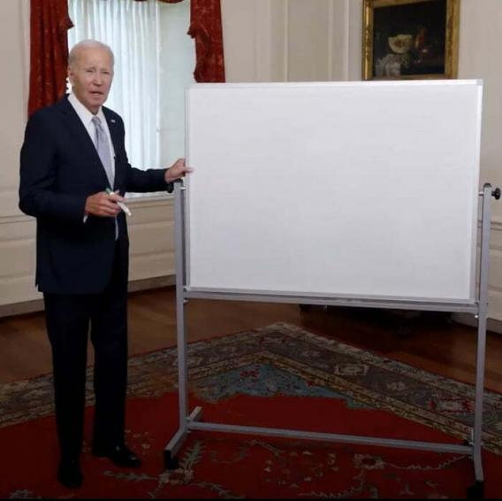 biden white board Blank Meme Template