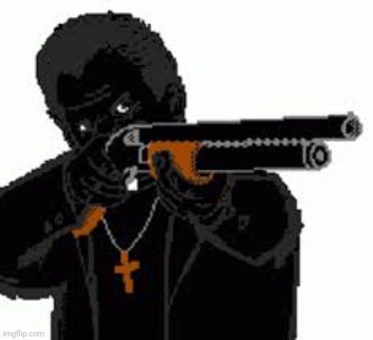 Father Garcia Shotgun | image tagged in father garcia shotgun | made w/ Imgflip meme maker