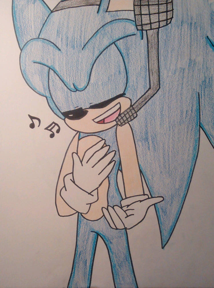 Sonic the Hedgehog singing Blank Meme Template