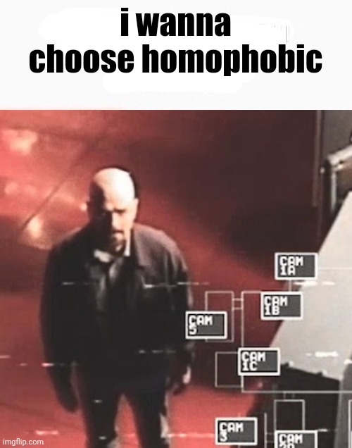 i saw what you deleted | i wanna choose homophobic | image tagged in i saw what you deleted | made w/ Imgflip meme maker
