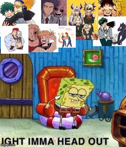 bnha toxic ships | image tagged in toxic fandom,bnha,ships | made w/ Imgflip meme maker