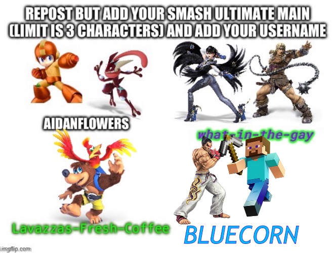 BLUECORN | made w/ Imgflip meme maker