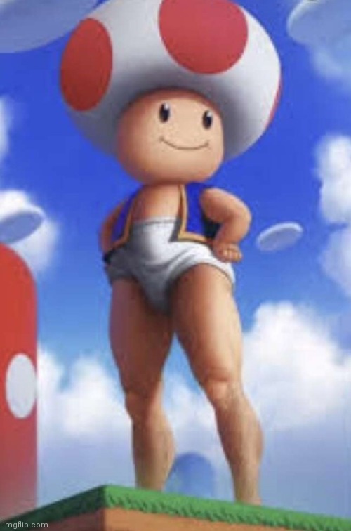 Tall, Big, and Muscular Toad | image tagged in tall big and muscular toad | made w/ Imgflip meme maker
