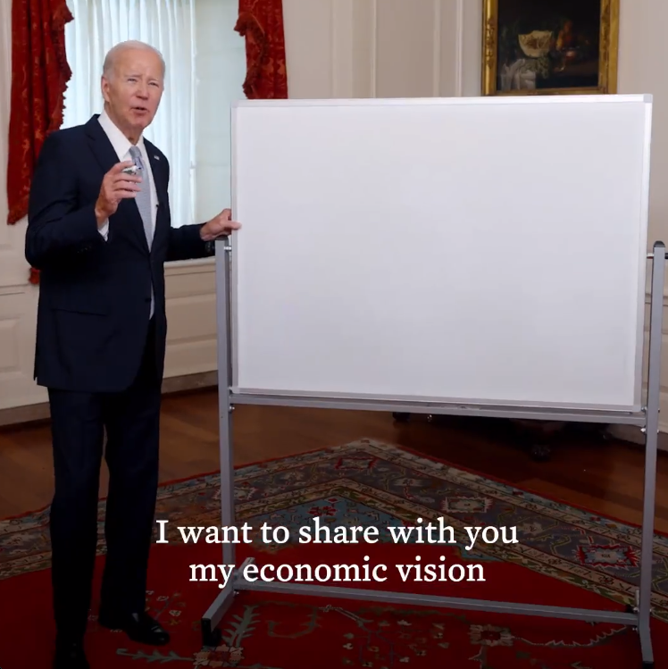 High Quality Biden Economic Vision Blank Meme Template