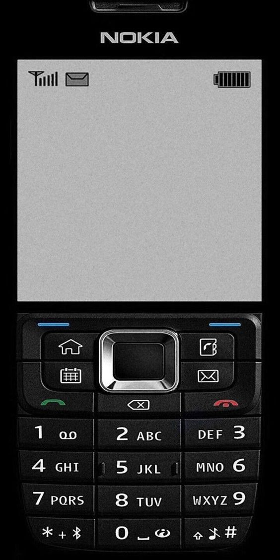 nokia phone with an blank screen Blank Meme Template