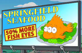 High Quality Simpsons 3 eyed fish Blank Meme Template