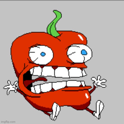 old pepperman becomes shocked v2 | image tagged in old pepperman becomes shocked v2 | made w/ Imgflip meme maker